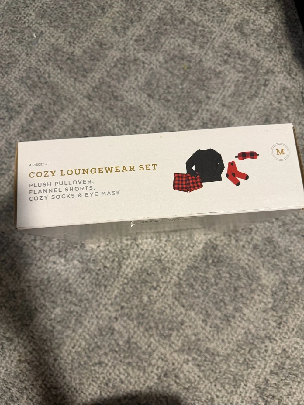 Wondershop at Target Cozy Loungewear Set - Black & Red Plaid - Picture 4 of 4